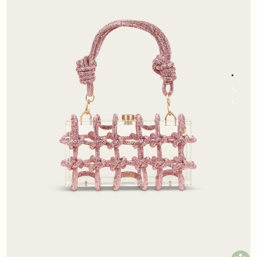 Cult Gaia Bess rhinestone shoulder bag